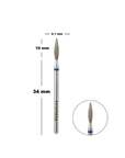 Touch diamond Flame drill bit, 2.3mm