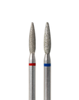 Touch diamond safe Flame drill bit, 2.3mm