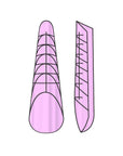Musa dual forms French modern almond short