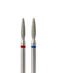 Touch diamond safe Flame drill bit, 2.1mm